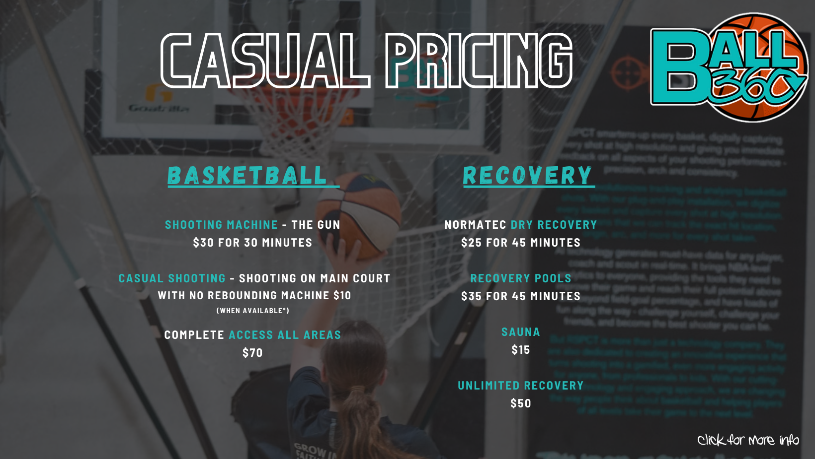 Casual Pricing