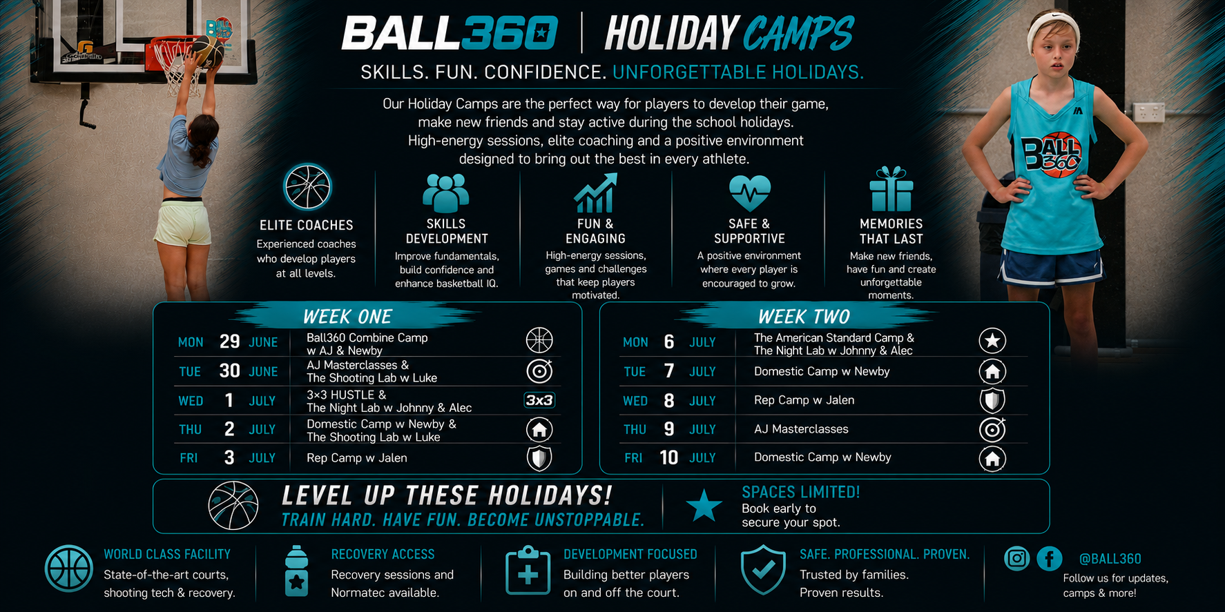 School Holidays website banner